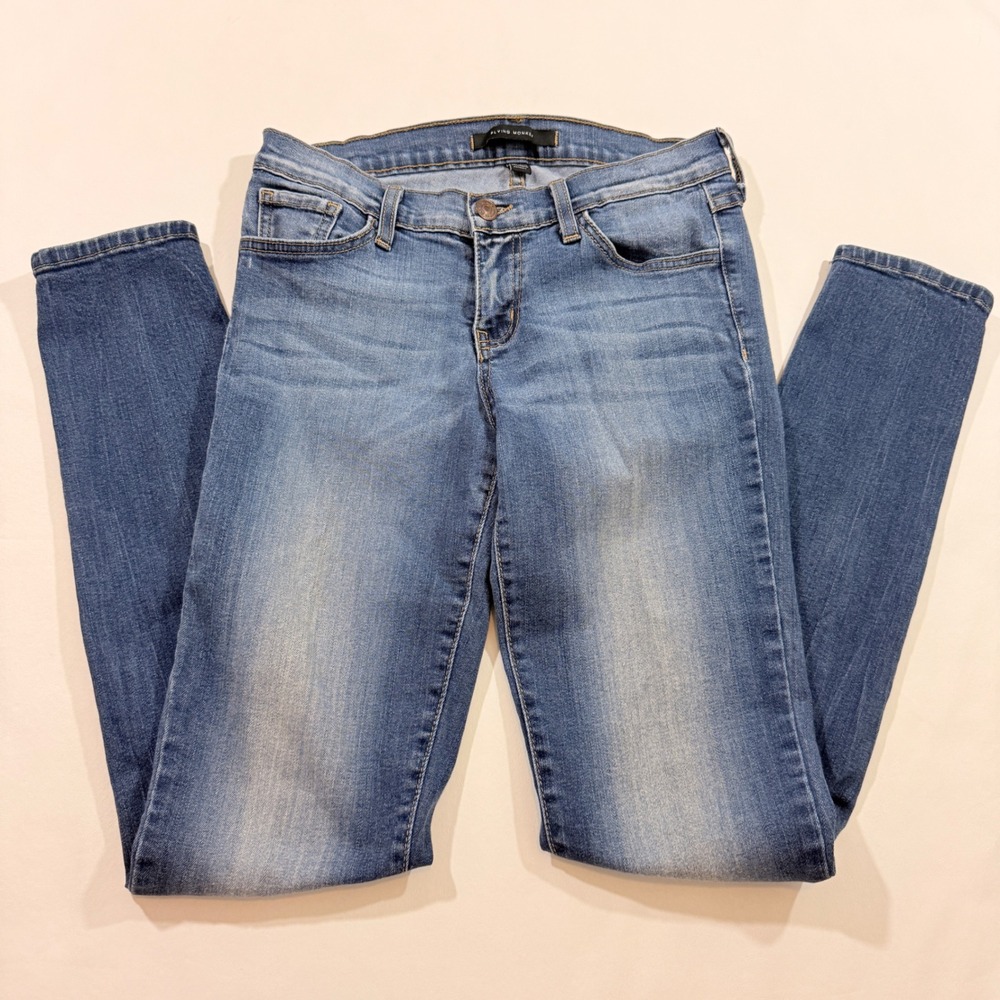 Flying Monkey Skinny Jeans Womens 27 Blue Low Rise Stretch G1032R